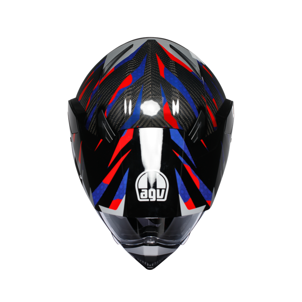 AX9 AGV E2206 MPLK - STEPPA CARBON/RED/BLUE