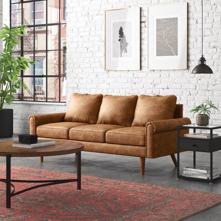 Ainsley 74.01” Rolled Arm Sofa