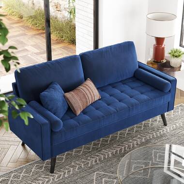 Garren 75.6'' Square Arm Tufted Sofa