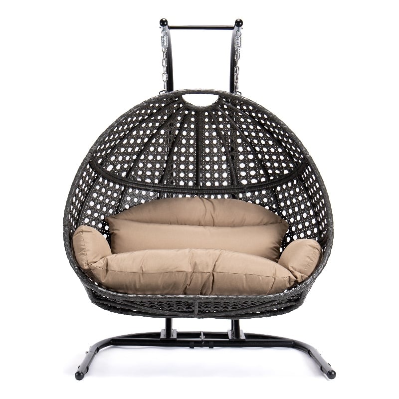 🔥2-Person Wicker Hanging Swing Chair