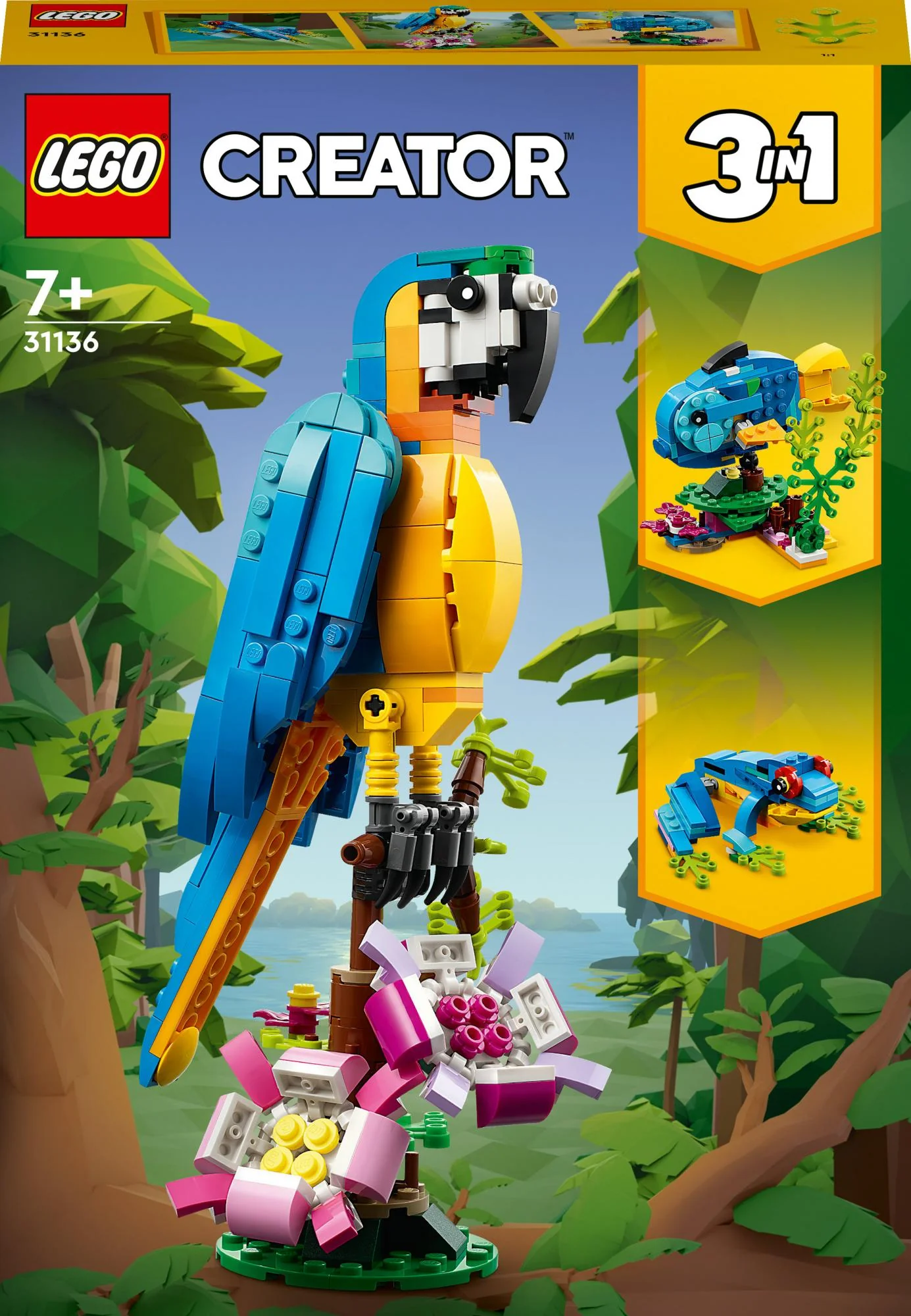 LEGO Creator - Exotic Papegøje (31136)