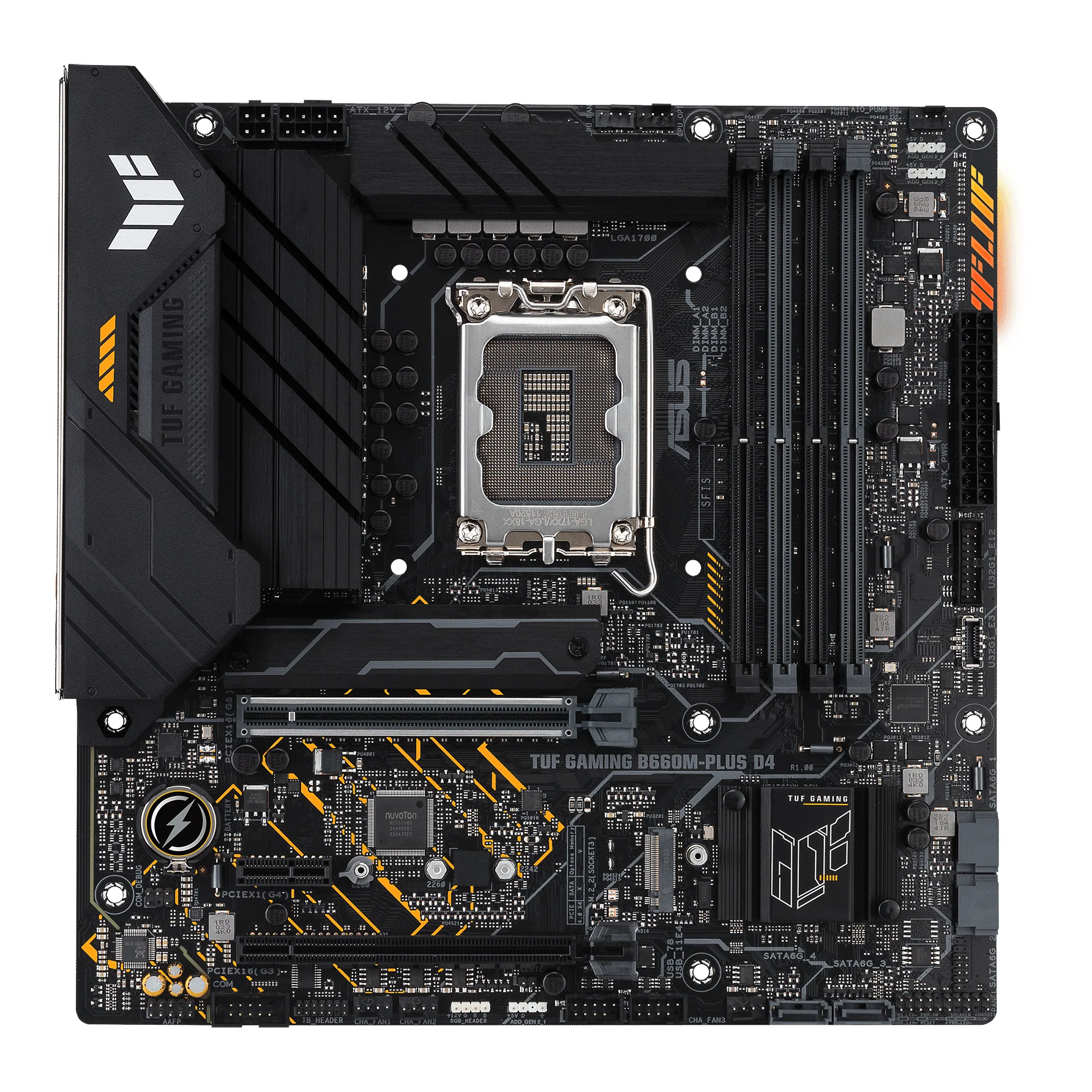 ASUS TUF GAMING B660M-PLUS D4 (mATX. B660. LGA 1700. DDR4)