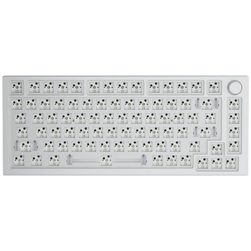 Herrliches GMMK Pro 75 % Barebone ANSI White Ice