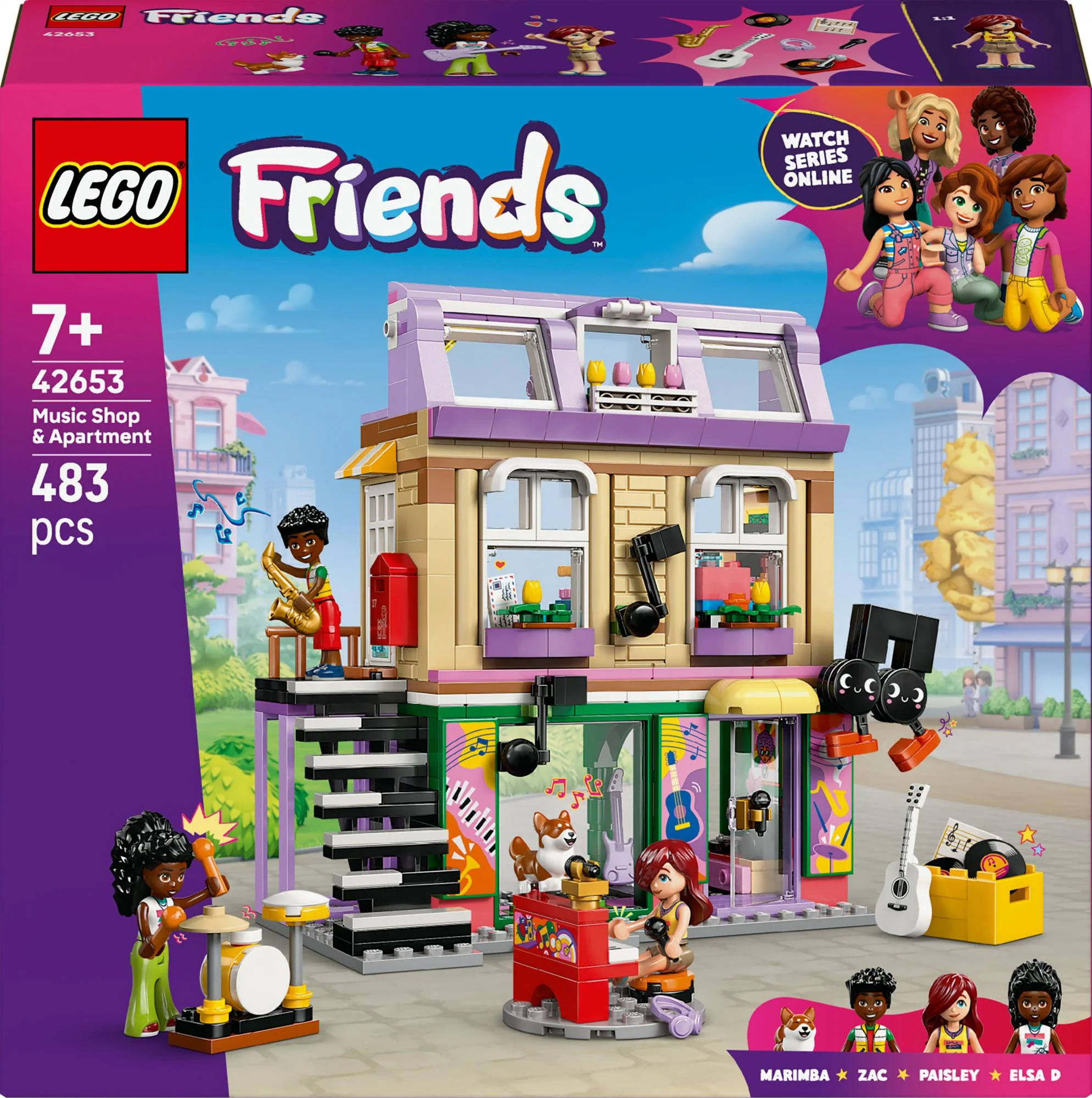 LEGO 42653 Friends Music Shop & Apartment