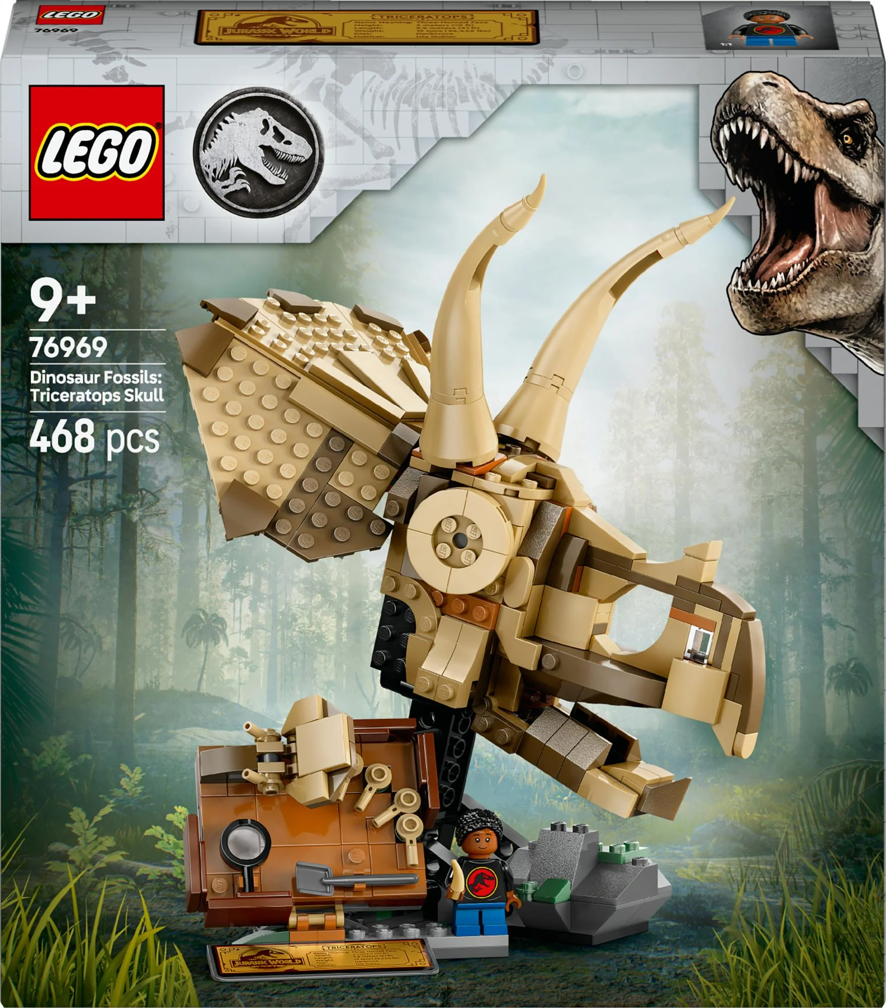 LEGO 76969 Jurassic World Dinosaur Fossils: Triceratops Skull