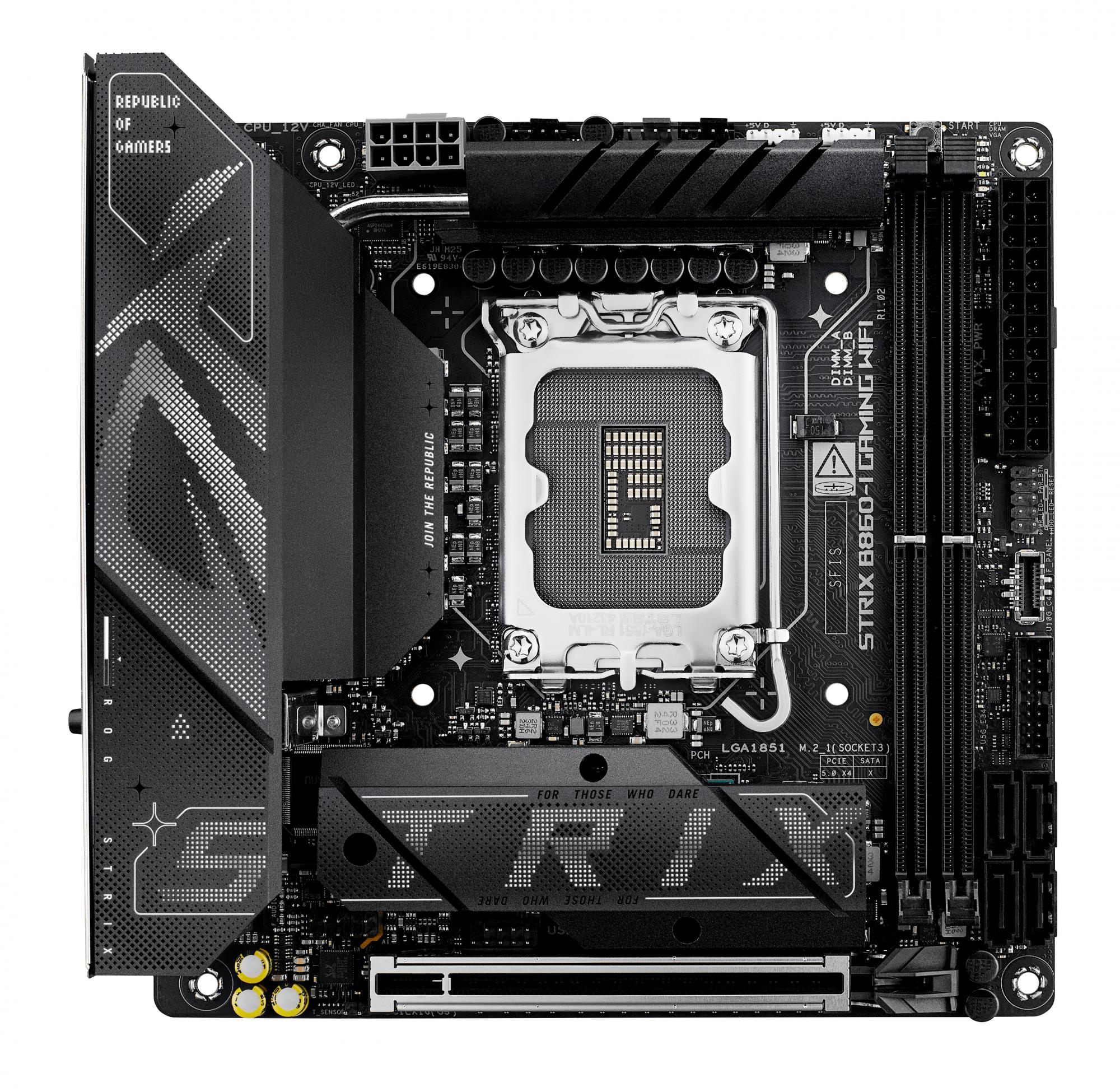 ASUS ROG STRIX B860-I GAMING WIFI (mITX. B860. LGA 1851. DDR5)