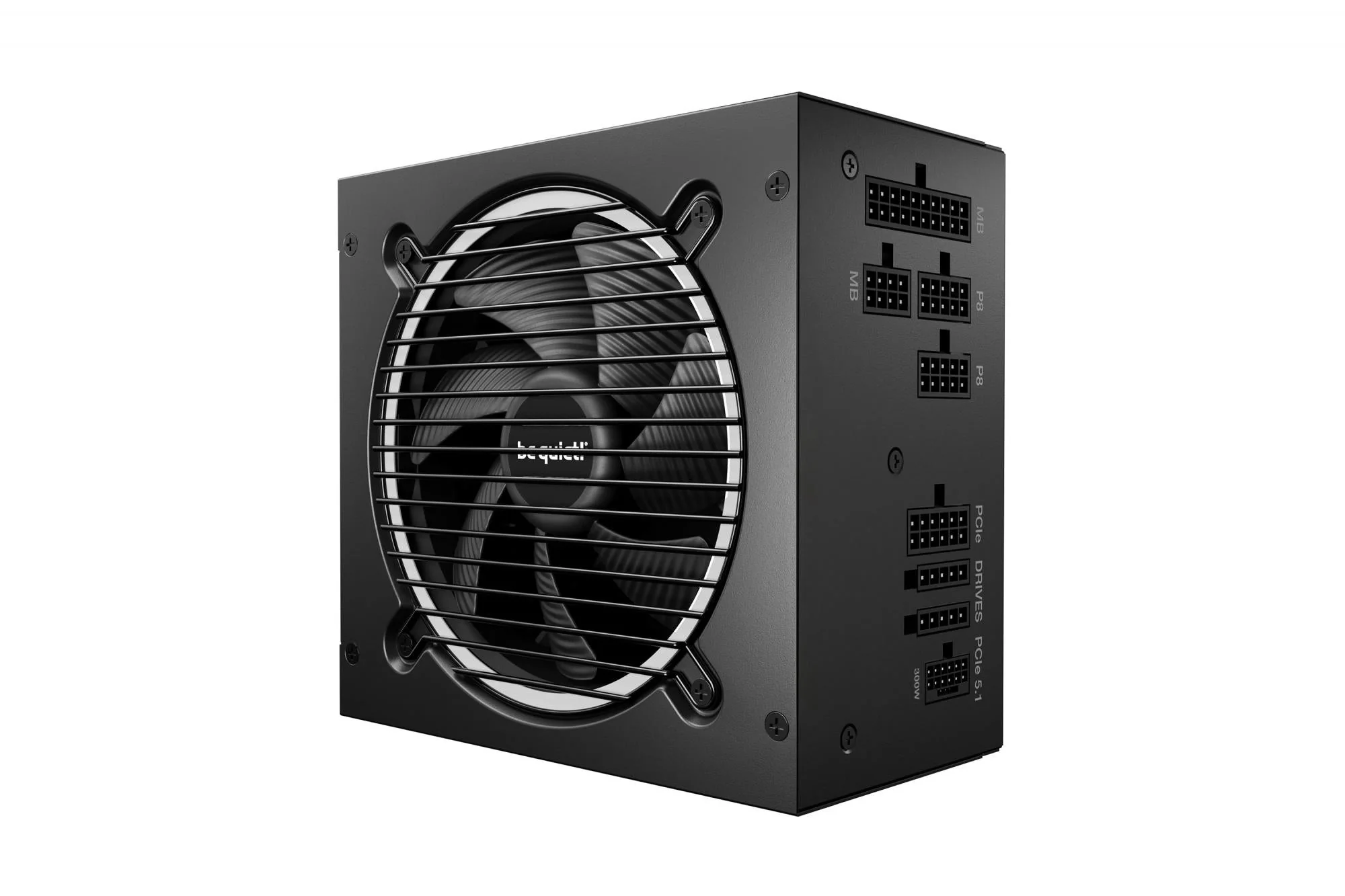 be quiet! Pure Power 13 M 550W. PC power supply black. 1x 12-pin high power GPU. 2x PCIe. cable management. 650 watts
