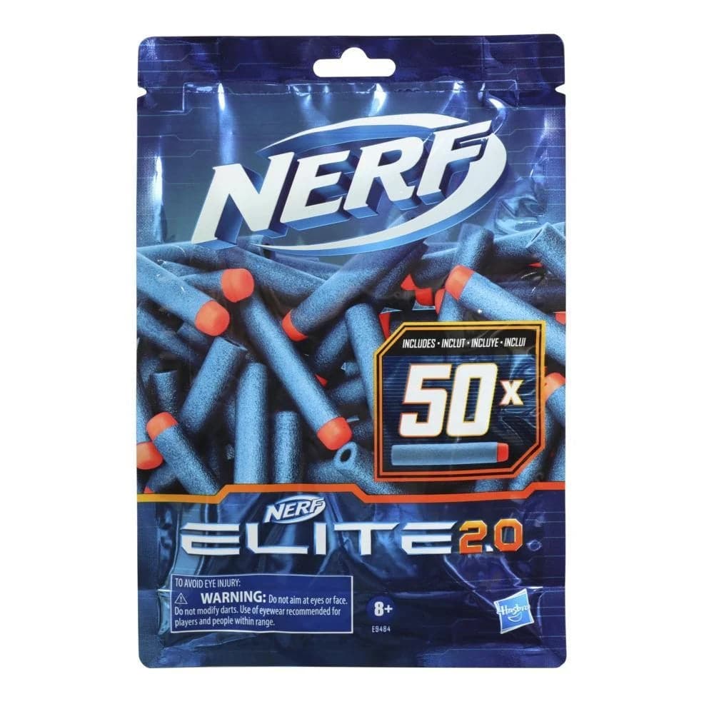 NERF - Elite 2.0 - Nachfüllung 50 Schaumstoffpfeile (E9484)