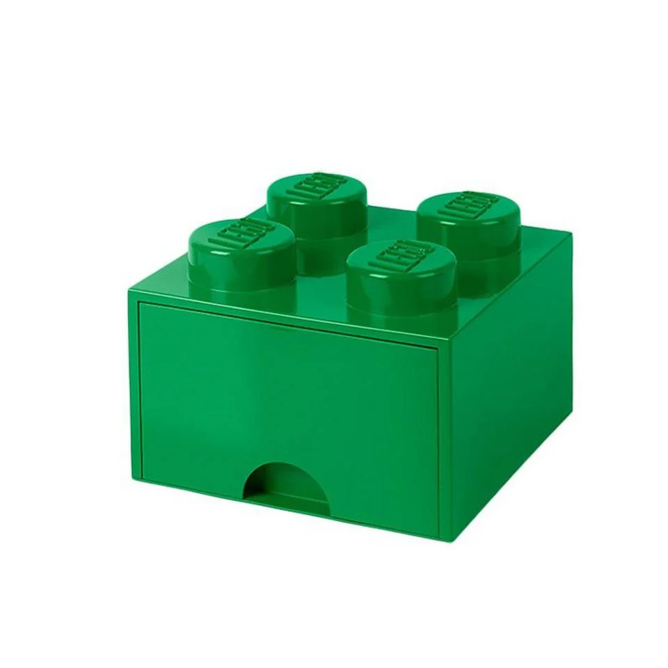 Room Copenhagen LEGO Brick Drawer 4 green - RC40051734