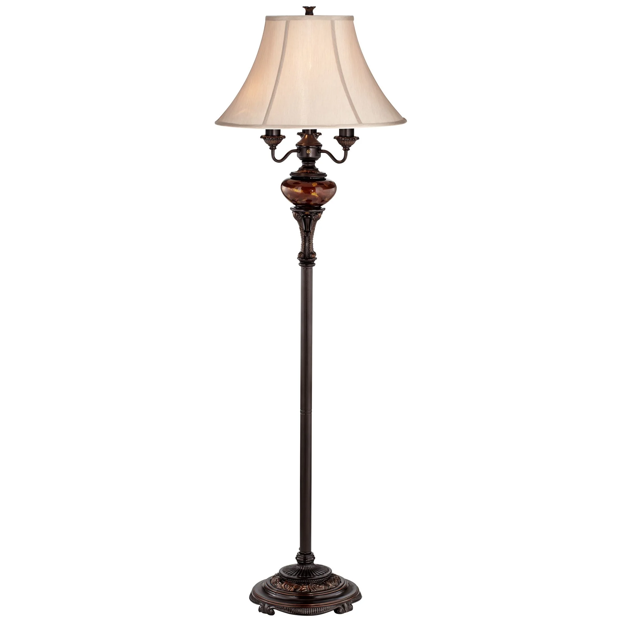Barnes and Ivy Traditional Floor Lamp 4-Light 63