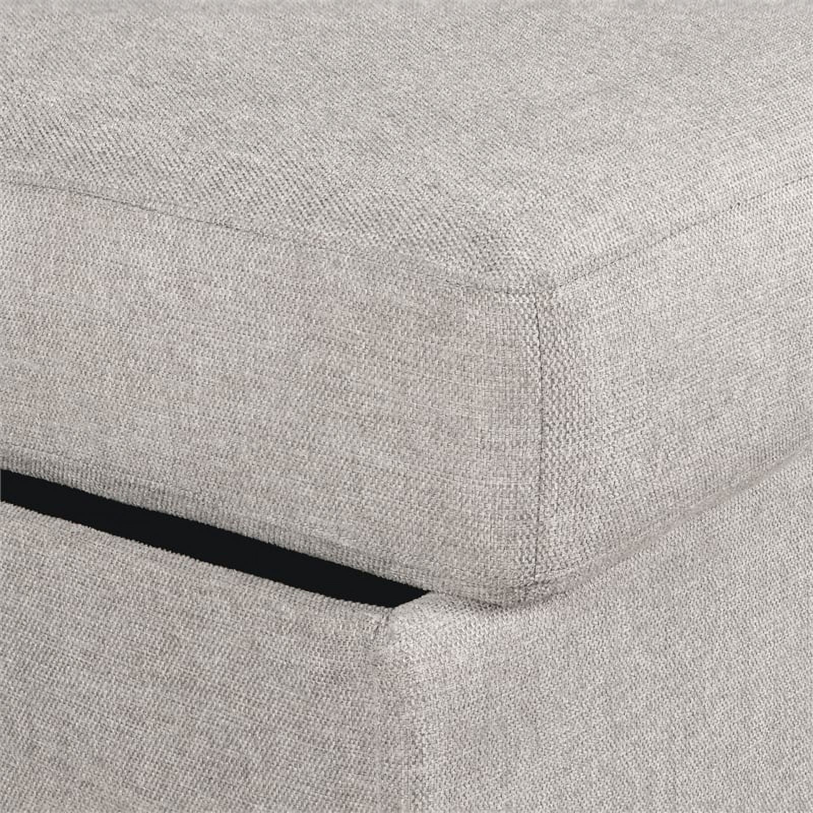 Serta Hanson Modern Farmhouse Convertible Sofa with Queen Size Sleeper, Linen Fabric