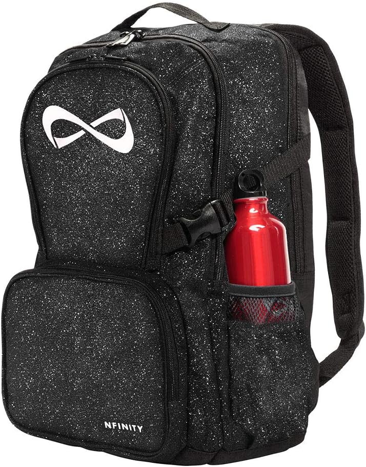 Nfinity Sparkle Backpack for Cheerleaders �?Extra Durable, Ideal for Travel, Outings & Adventures - Adjustable Comfort Straps