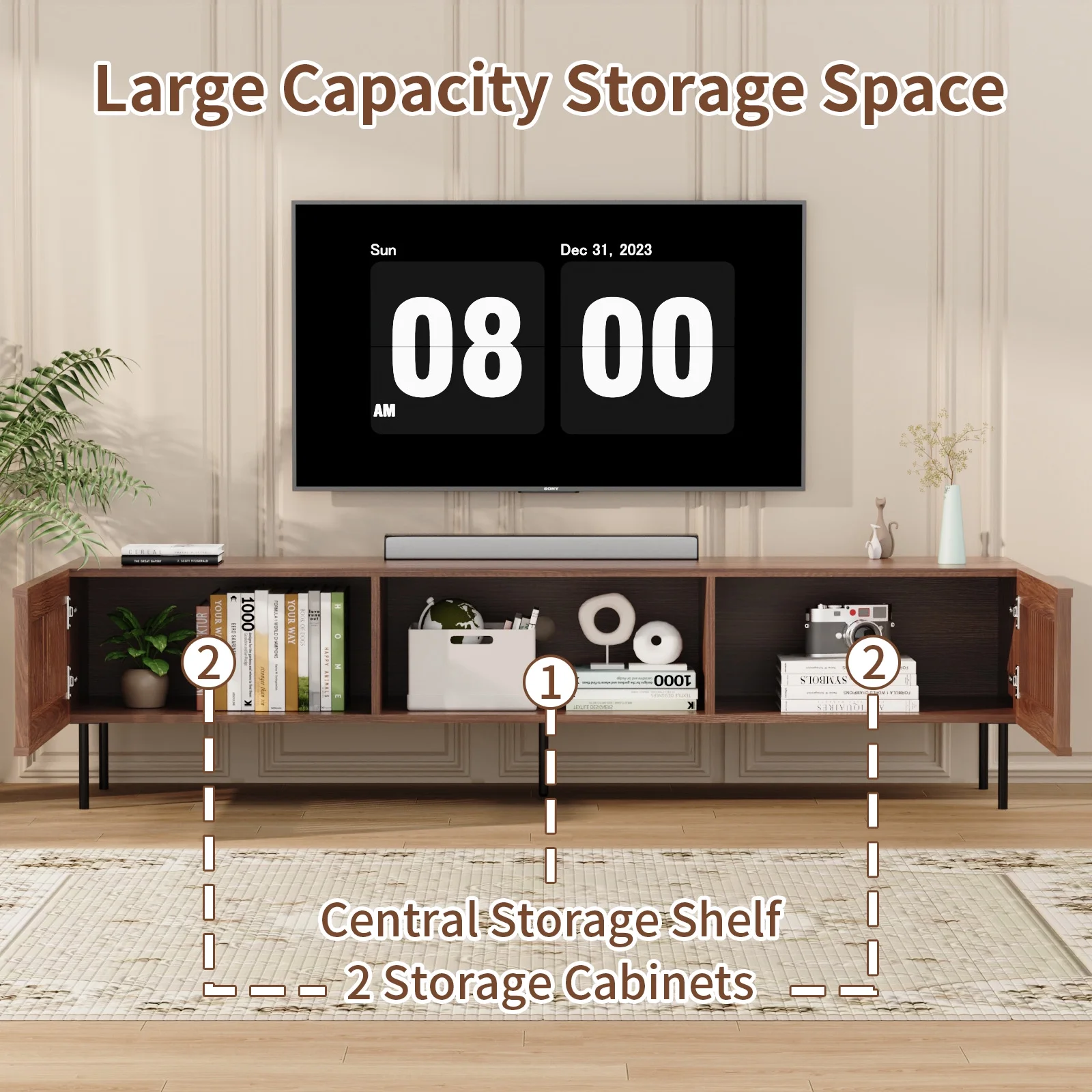 Hommpa TV Stand for 80