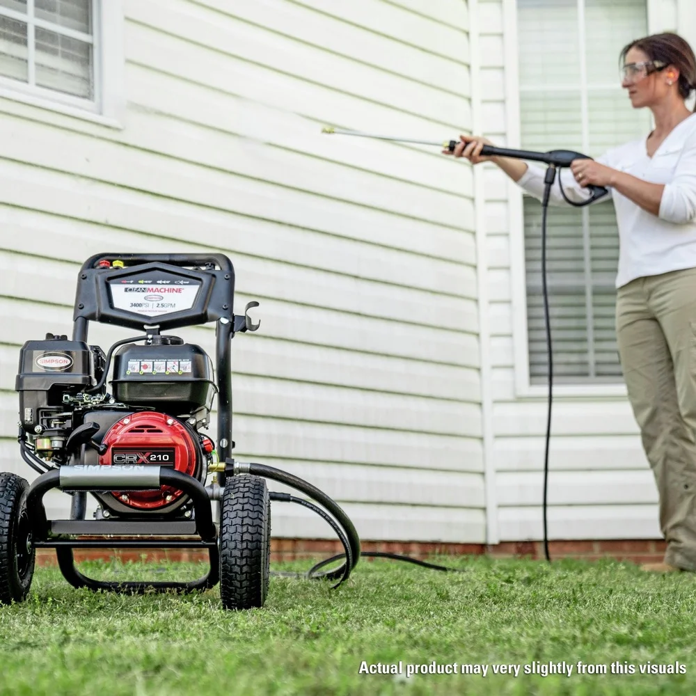 3400 Psi at 2.5 GPM with OEM Technologies? Axial Cam Pump Cold Water Gas Pressure Washer