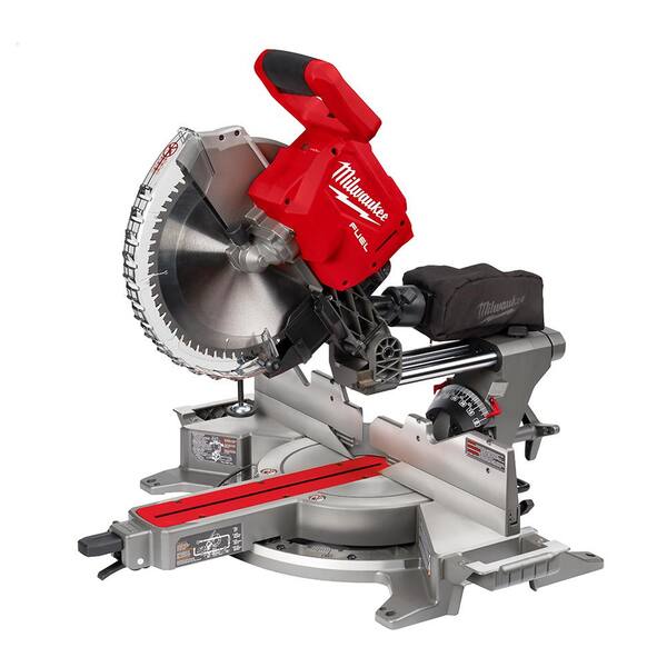 M18 FUEL 18V Lithium-Ion Brushless 12 in. Cordless Dual Bevel Sliding Compound Miter Saw with 8-1/4 in. Table Saw